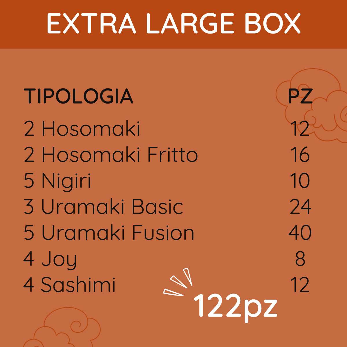 Extra Large Box - Standard Box - Ma Ki Sushi